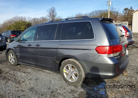 2010 Honda Odyssey Touring from USA, damaged, VIN 5FNRL3H98AB105293